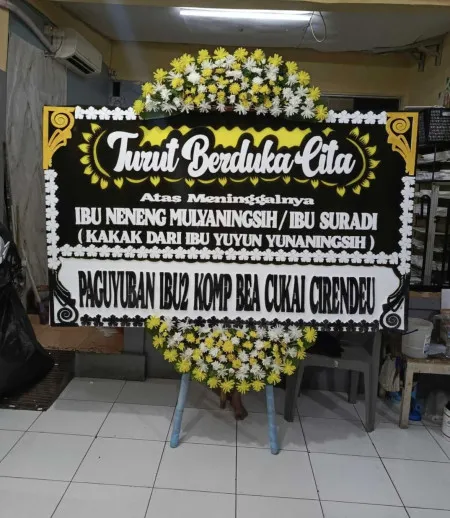 Papan Bunga Duka Ruko Bsd City