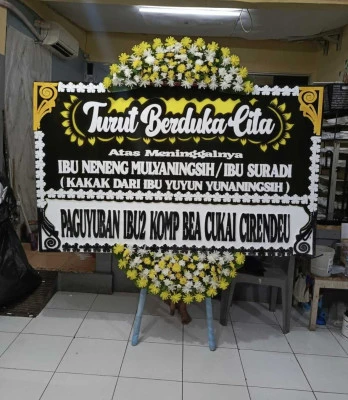 Papan Bunga di Ruko Bsd City